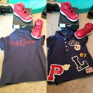 Toddler shoes and shirt